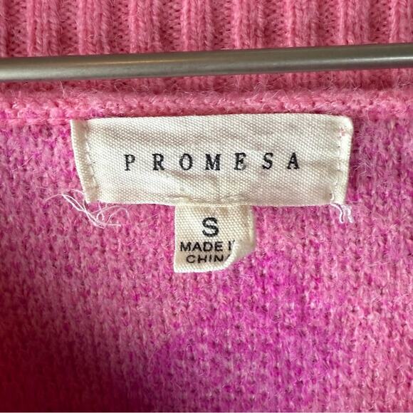 Promesa The‎ Cowboy Boot Sweater Pink sz S - Picture 2 of 7